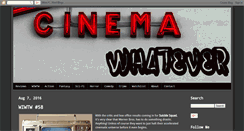 Desktop Screenshot of cinemawhatever.com